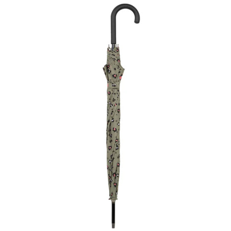 Isotoner Automatic Umbrella Leopard Beige