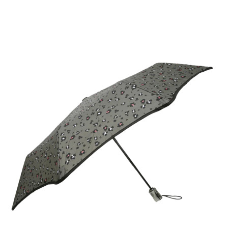 Isotoner Automatic Umbrella X-TRA SOLIDE ALPHA Kaki Leopard