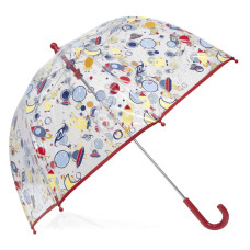 Isotoner Kids' Umbrella Manual PVC Cosmonaut