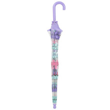 Isotoner Children's Dome Manual PVC Butterfly Umbrella