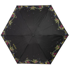 Isotoner Mini Folding Automatic Umbrella Deer Stripe