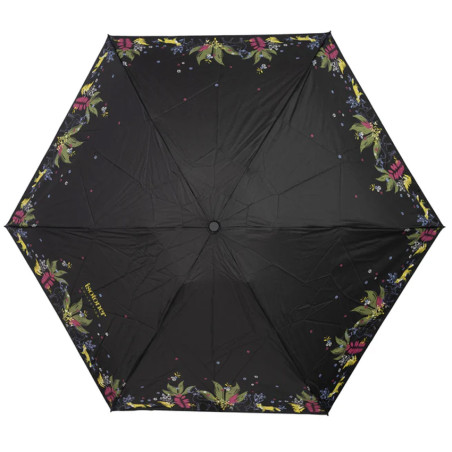 Isotoner Mini Folding Automatic Umbrella Deer Stripe