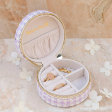 Maison Scarlett Travel Jewelry Box Yvonne In Chicken Leg Purple
