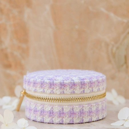 Maison Scarlett Travel Jewelry Box Yvonne In Chicken Leg Purple