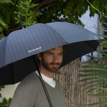 Men's Automatic Folding Handle X-TRA Solid Monogram Umbrella