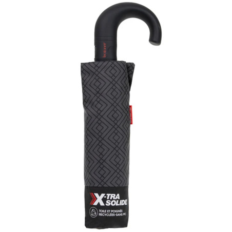 Men's Automatic Folding Handle X-TRA Solid Monogram Umbrella
