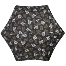 Isotoner X-Tra Solid Folding Umbrella Khaki Leaf