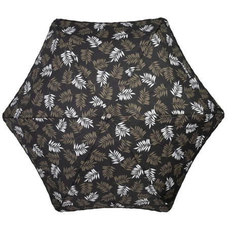 Isotoner X-Tra Solid Folding Umbrella Khaki Leaf