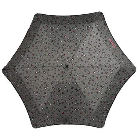Isotoner X-Tra Solid Folding Leopard Khaki Umbrella