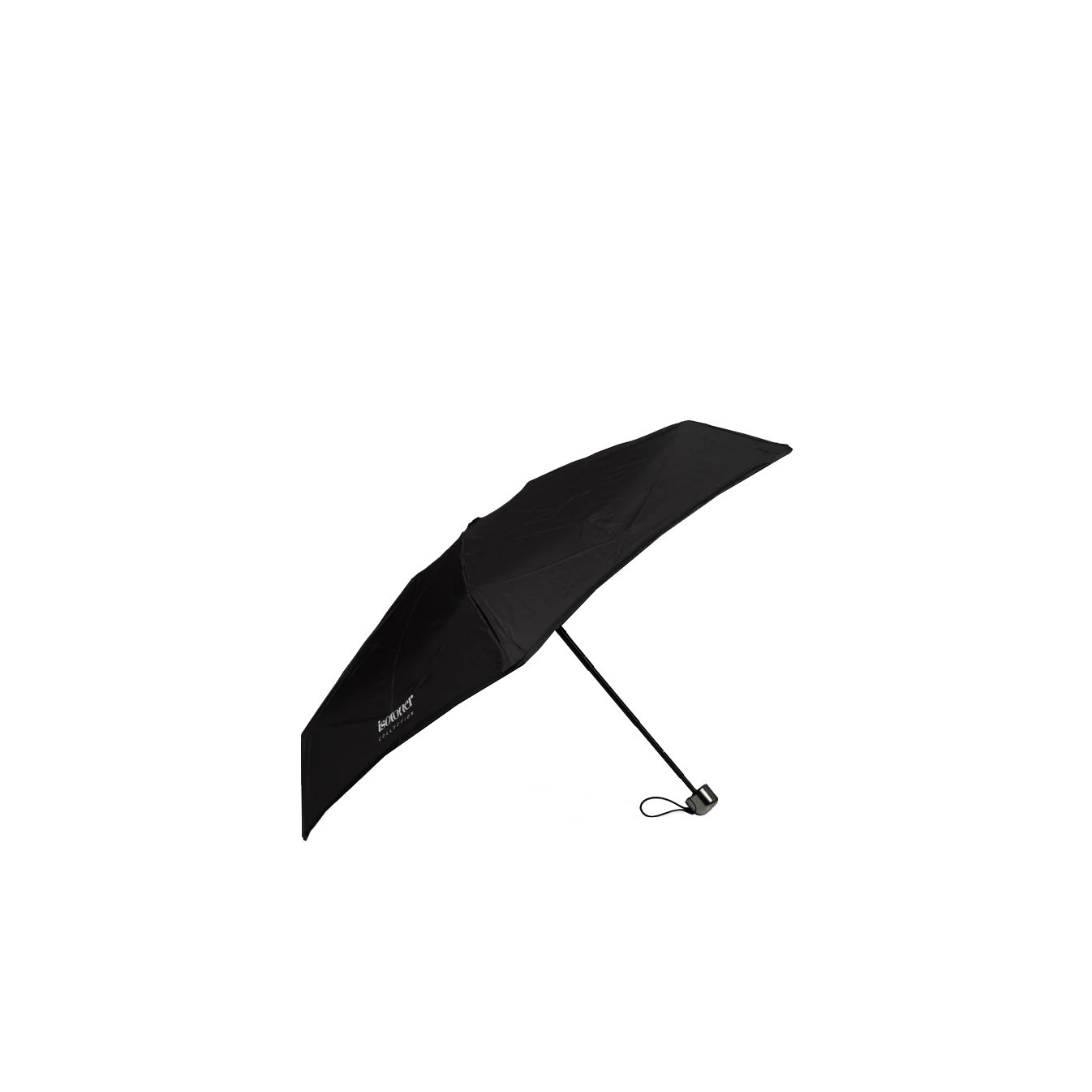 Isotoner Mini X-Tra Solid Folding Umbrella Black