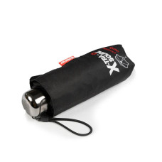 Isotoner Mini X-Tra Solid Folding Umbrella Black
