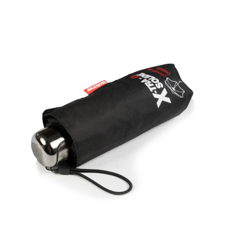 Isotoner Mini X-Tra Solide Parapluie Pliant Noir fermé