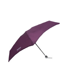 Isotoner Mini X-Tra Solid Folding Umbrella Plum