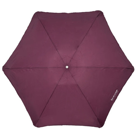 Isotoner Mini X-Tra Solid Folding Umbrella Plum