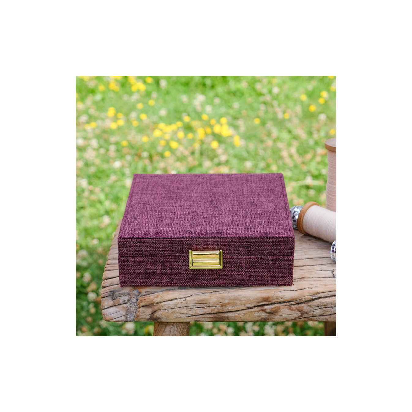 Maison Scarlett Anne Lin Jewelry Box Bordeaux