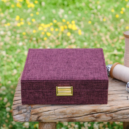 Maison Scarlett Anne Lin Jewelry Box Bordeaux