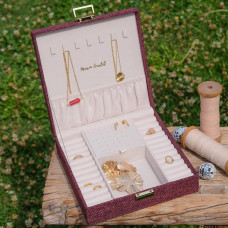 Maison Scarlett Anne Lin Jewelry Box Bordeaux