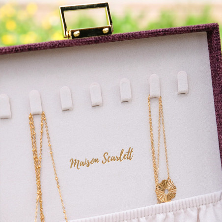 Maison Scarlett Anne Lin Jewelry Box Bordeaux