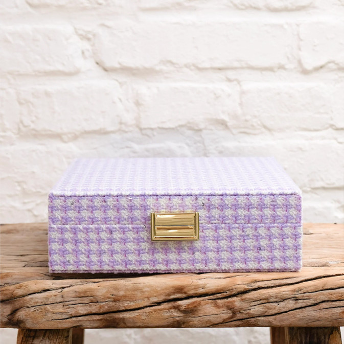 Maison Scarlett Anne Purple Pewter Jewelry Box