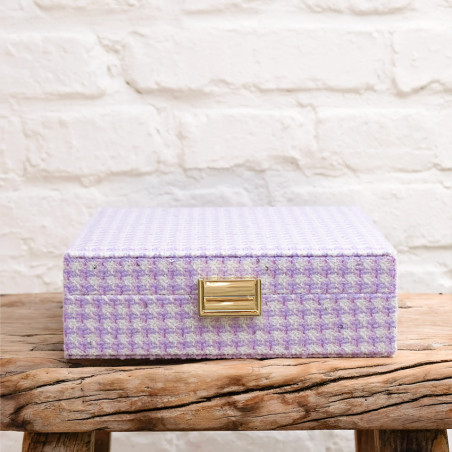 Maison Scarlett Anne Purple Pewter Jewelry Box