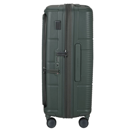Samsonite Paralux Valise 4 Roues Extensible 67 Cm Olive profil