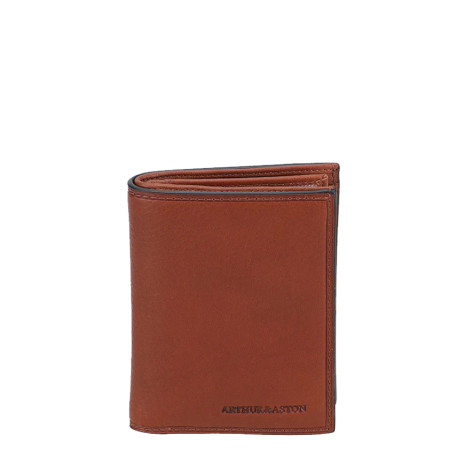 Arthur Et Aston José 3-Compartment Leather Wallet S Cognac
