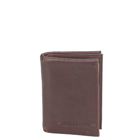 Arthur Et Aston Johany Small Saddle Leather Wallet