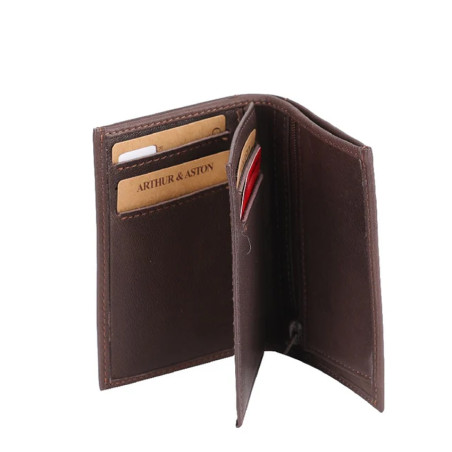 Arthur Et Aston Johany Small Saddle Leather Wallet