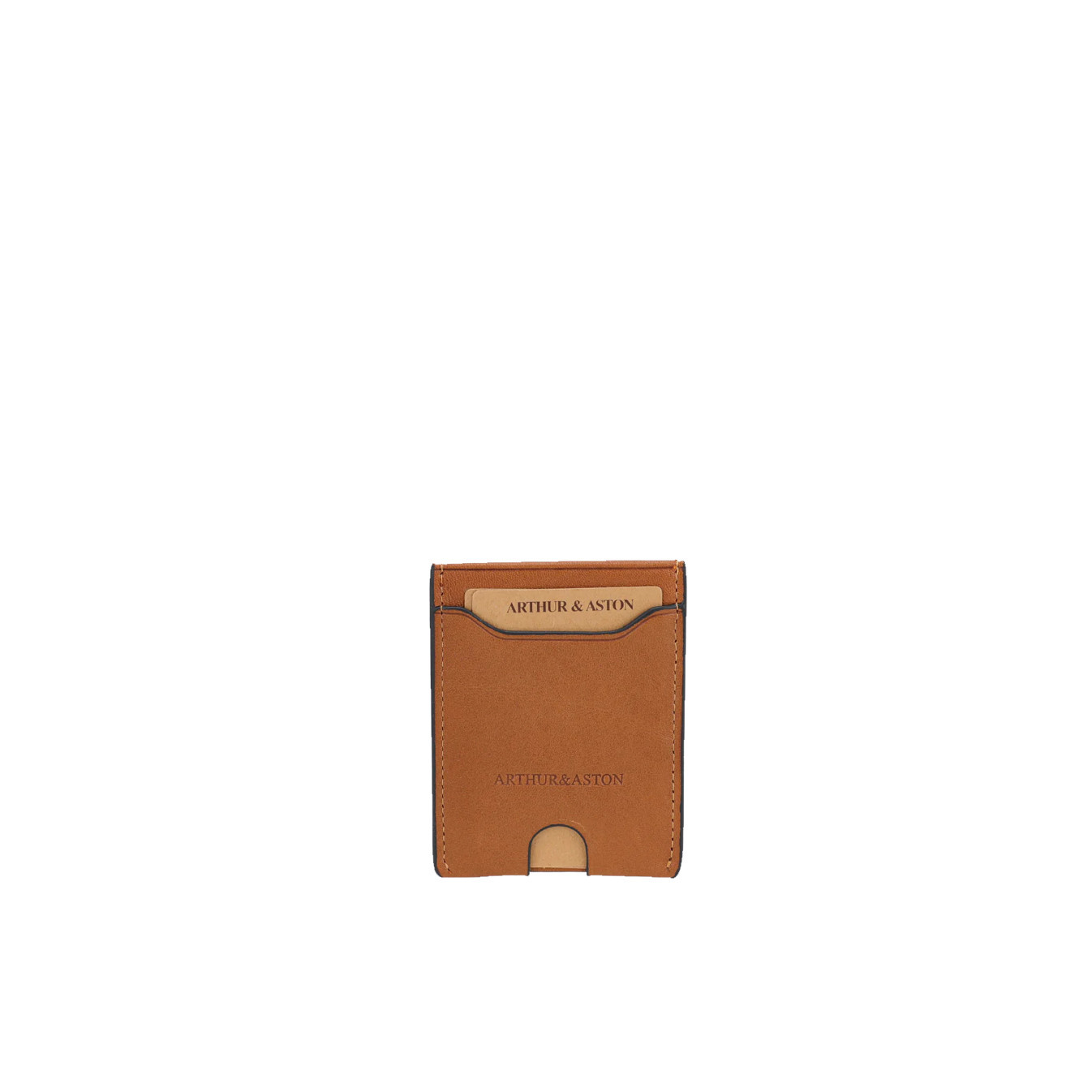 Arthur & Aston Léon Card Holder Cognac Leather