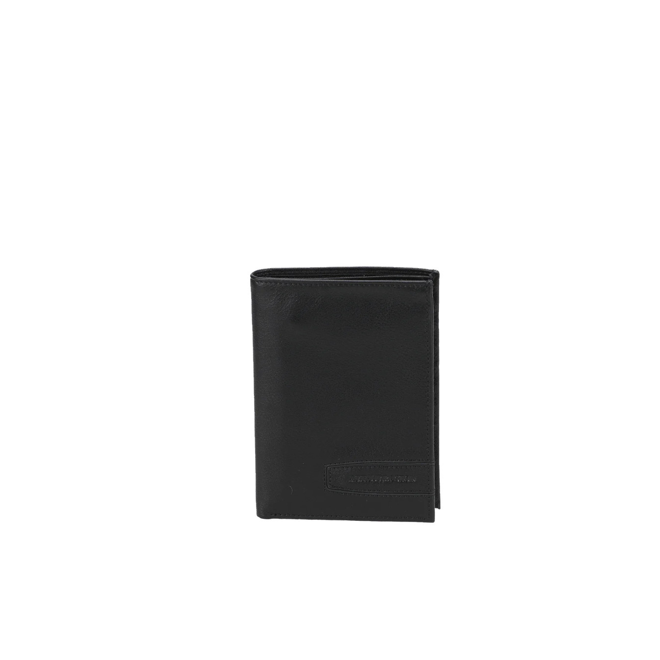 Arthur & Aston Léon Large Vertical RFID Leather Wallet