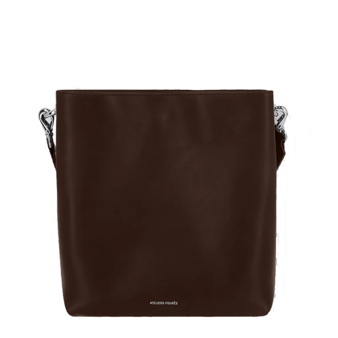 Ateliers Fourès Alceste Bucket Bag Shoulder Strap H610 Coffee