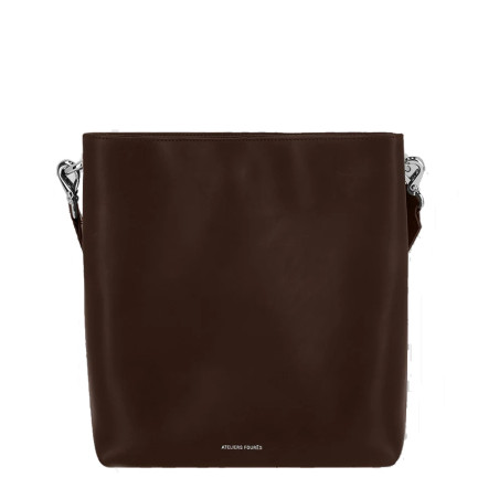 Ateliers Fourès Alceste Bucket Bag Shoulder Strap H610 Coffee