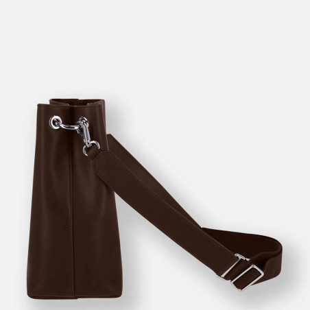 Ateliers Fourès Alceste Bucket Bag Shoulder Strap H610 Coffee