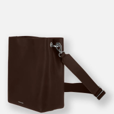 Ateliers Fourès Alceste Sac Seau Bandoulière H610 Café profil