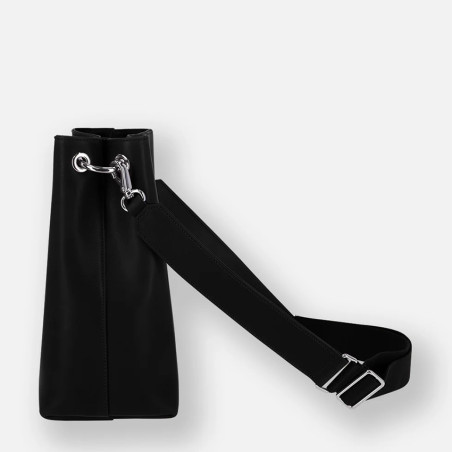 Ateliers Fourès Alceste Bucket Bag with Shoulder Strap H610 Black