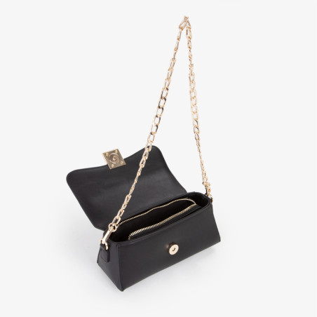 Valentino Evissa Sac Porté Travers Nero ouvert