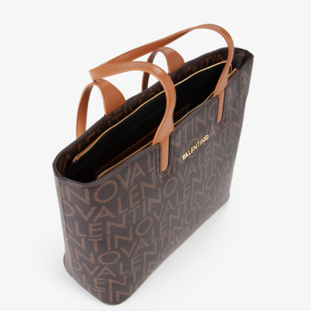 Valentino Regina Re Shopping Bag M Moro/Naturale