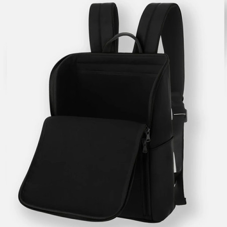Ateliers Foures Parthénon F9456 Black Backpack