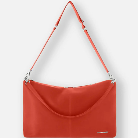 Ateliers Fourès Iliade Carry-on Zippered Bag I926 Confite Orange