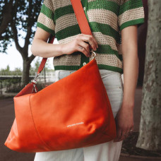 Ateliers Fourès Iliade Carry-on Zippered Bag I926 Confite Orange