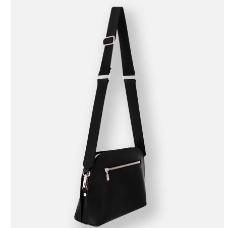 Ateliers Fourès Odyssée Large Format Crossbody Bag H749 Black