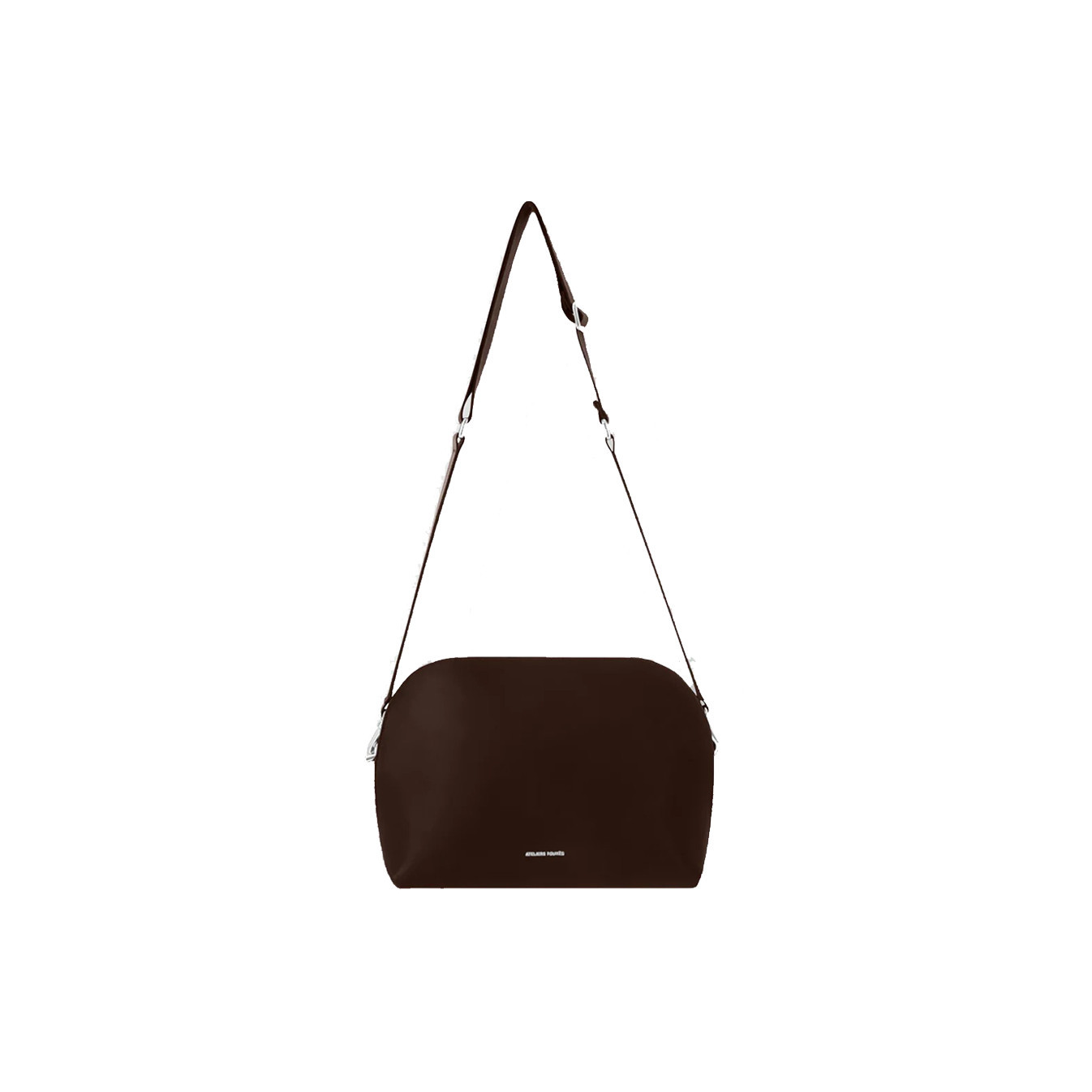 Ateliers Fourès Odyssée Large Format Crossbody Bag H749 Coffee
