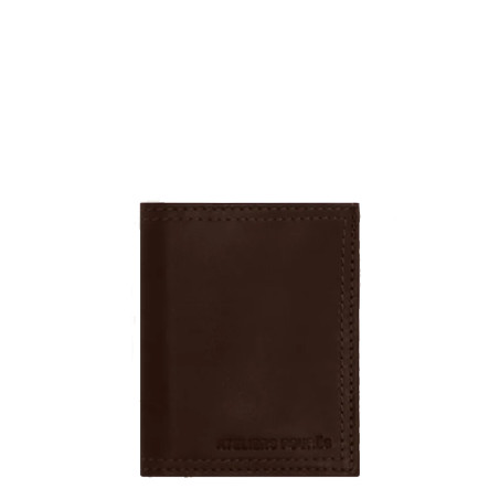 Ateliers Fourès Platon Card Holder H25X Coffee