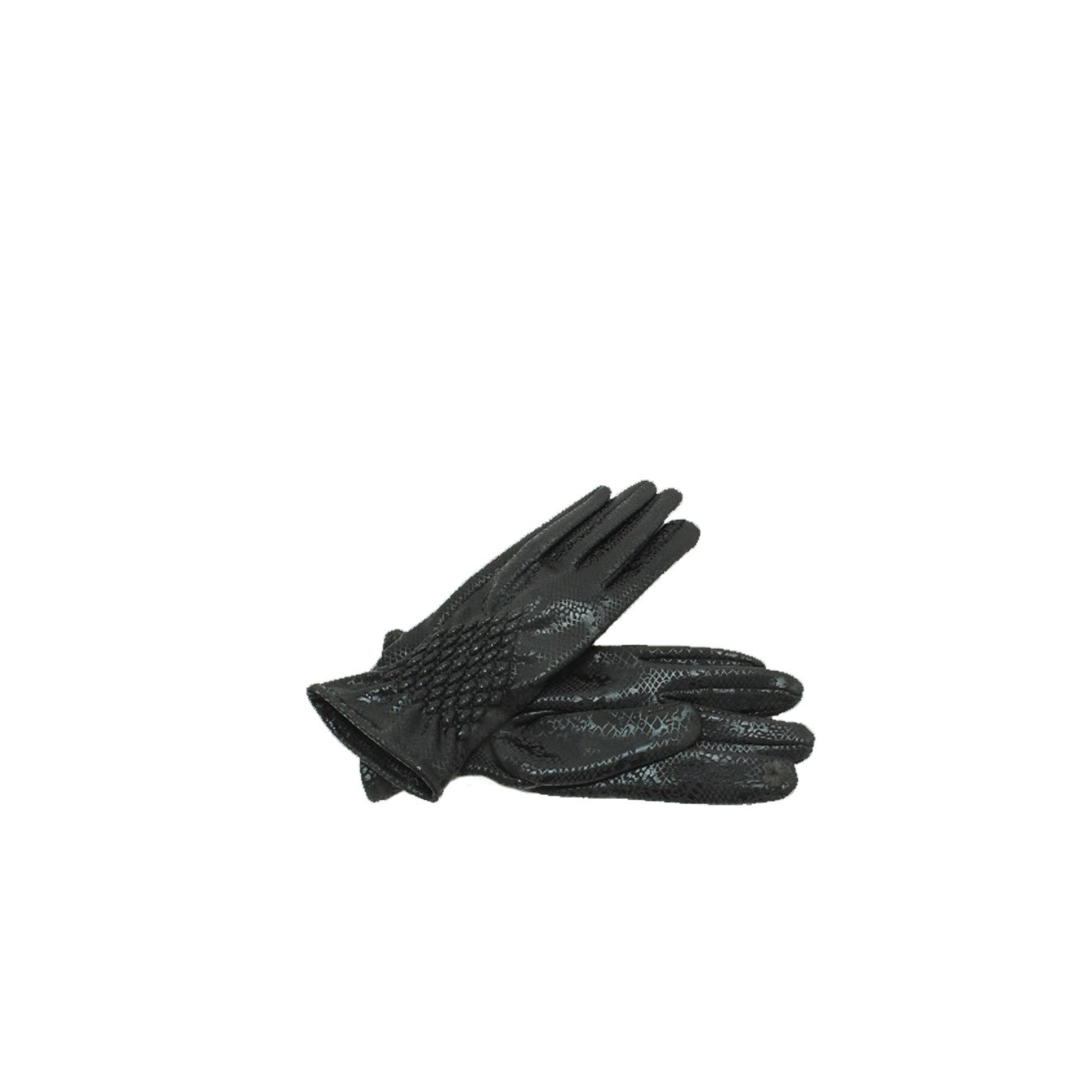 Atoll Palme Eclat Python Gants Imprimé Python Noir