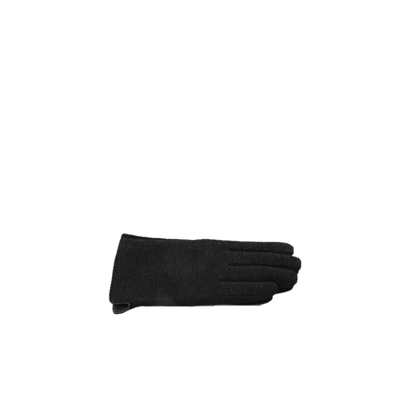 Atoll Palm Winter Refinement Suede Effect Black Gloves