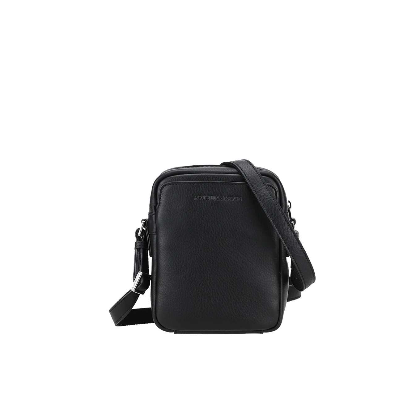 Arthur and Aston Ange Shoulder Bag in Leather S Black