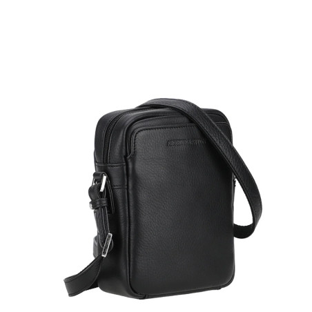 Arthur and Aston Ange Shoulder Bag in Leather S Black