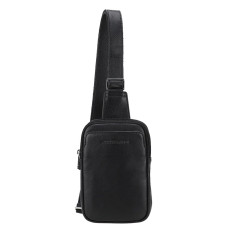 Arthur and Aston Ange Leather Holster Bag M 2 Compartments Black