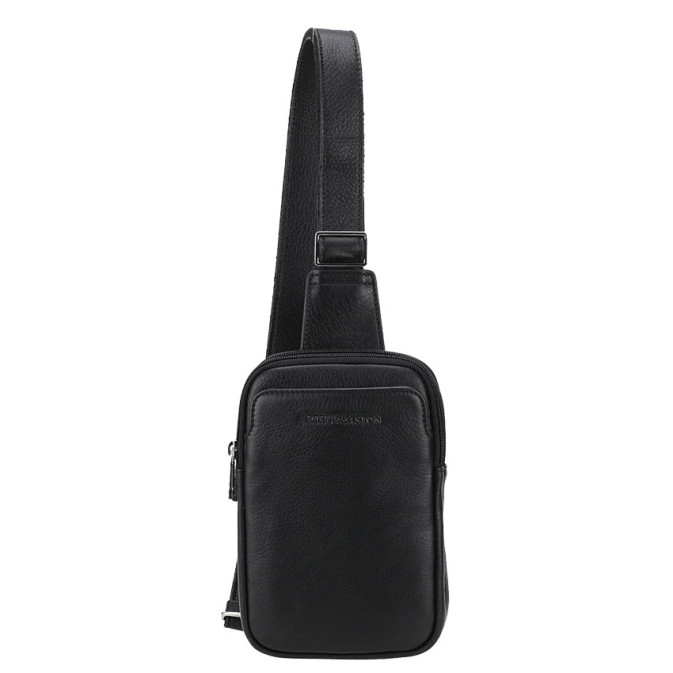 Arthur et Aston Ange Sac Holster En Cuir M 2 Compartiments Noir