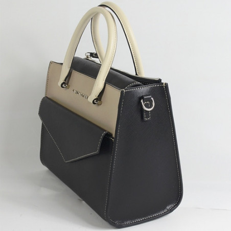 Sac à Main Lancaster Noir - Taille Moyenne, Sac De Jour, Occasion Très Bon état